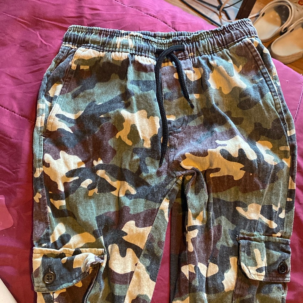 Boys camouflage pants